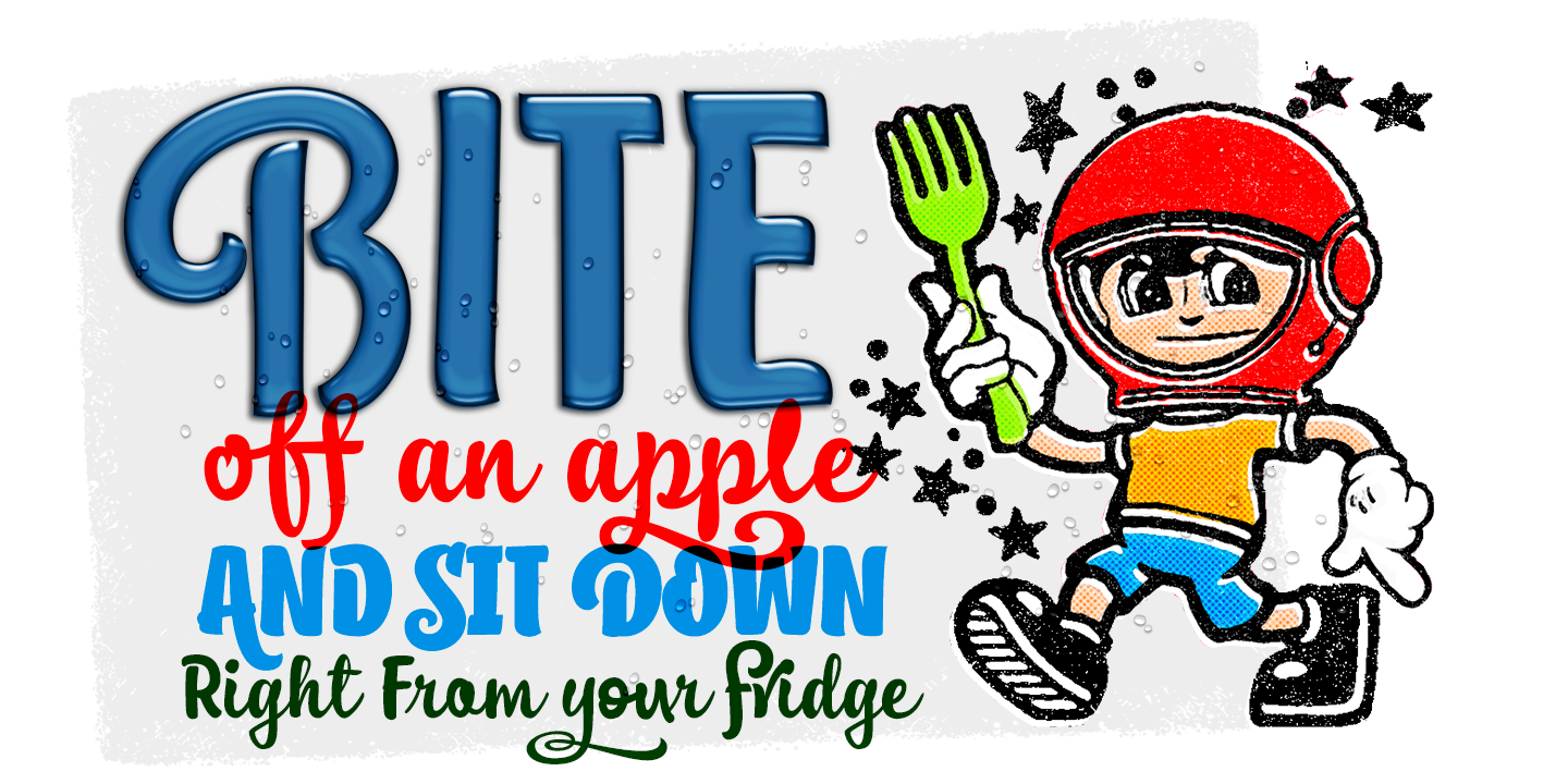 Пример шрифта Cherrypie #6